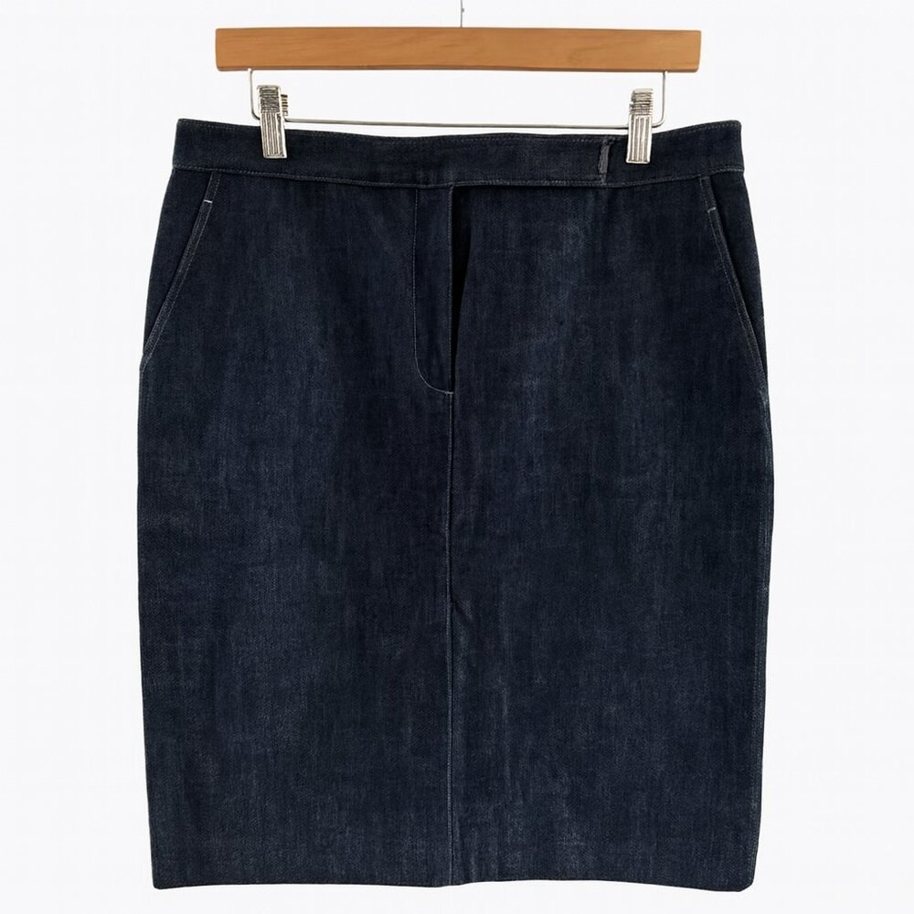 Elie Tahari Navy Pencil Skirt